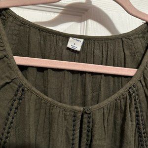 OLD NAVY Army Green Dress